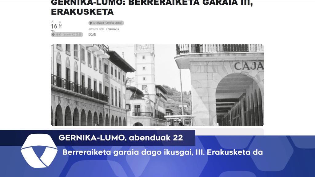 Berreraiketa garaia dago ikusgai, III. Erakusketa da