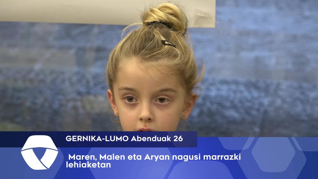 Maren Malen eta Aryan nagusi marrazki lehiaketan