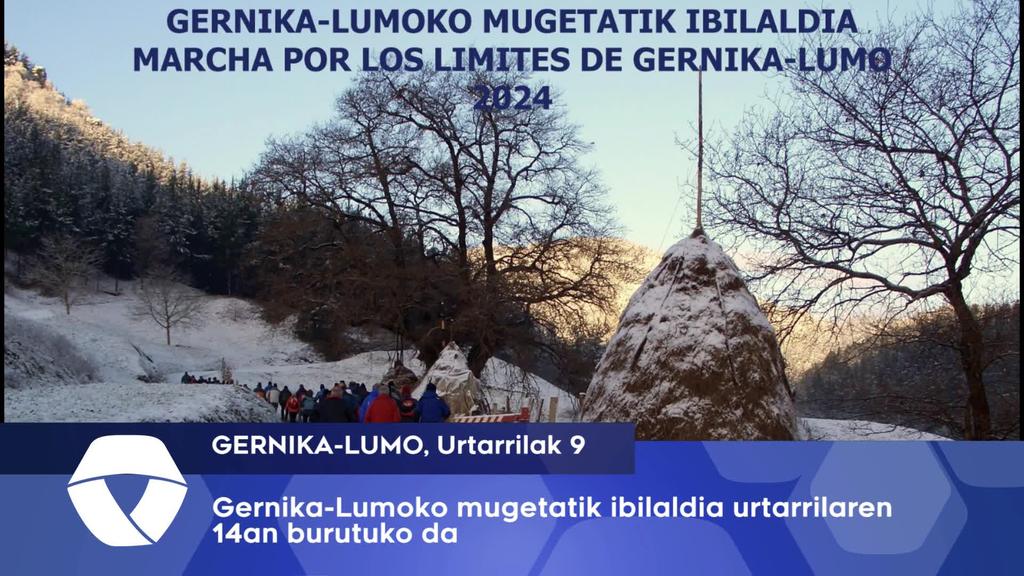 Gernika-Lumoko mugetatik ibilaldia urtarrilaren 14an burutuko da