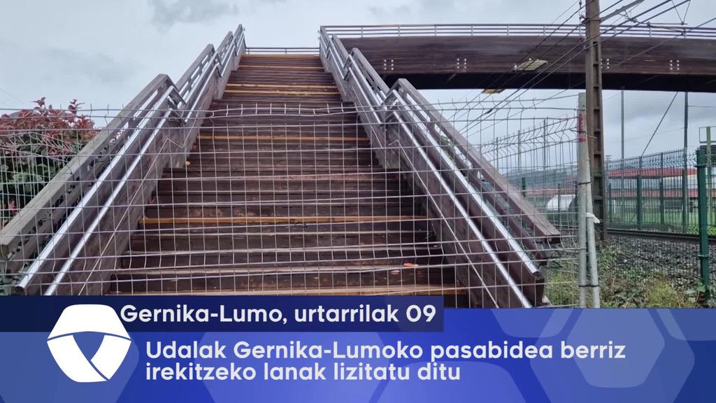 Udalak Gernika-Lumoko zubia berriz irekitzeko lanak lizitatu ditu