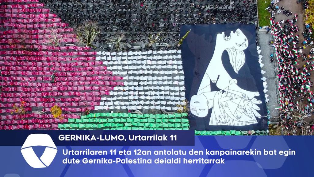 Urtarrilaren 11 eta 12an antolatu den kanpainarekin bat egin egin du Gernika-Pañestina deialdi herritarrak