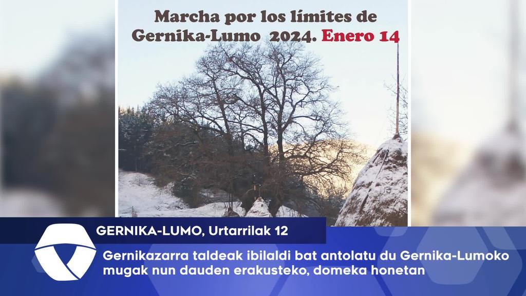 Gernikazarra taldeak ibilaldi bat antolatu du Gernika-Lumoko mugak ezagutaraziko dituena