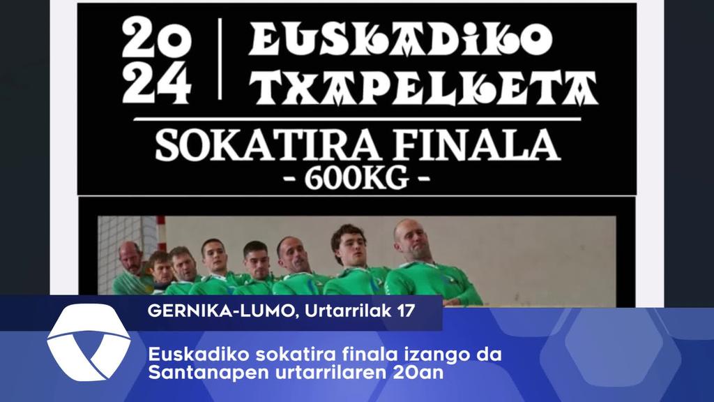 Euskadiko 600 kiloko sokatira finala izango da urtarrilaren 20an