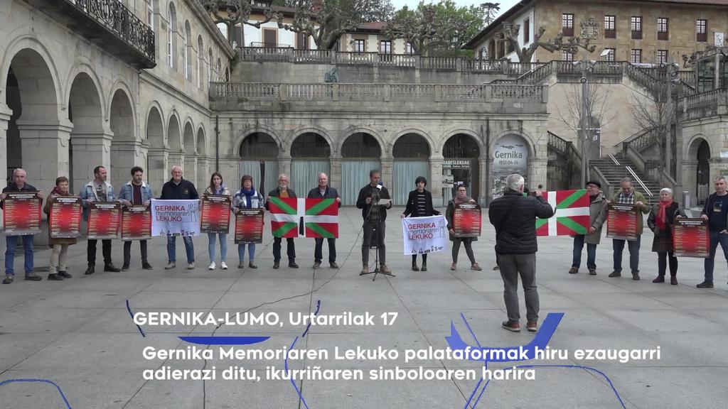 Gernika Memoriaren Lekuko plataformak hiru ezaugarri adierazi ditu, Ikurriñaren sinboloaren harira