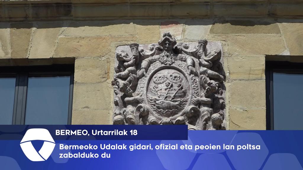 Bermeoko Udalak gidari, ofizial eta peoien lan poltsa zabalduko du