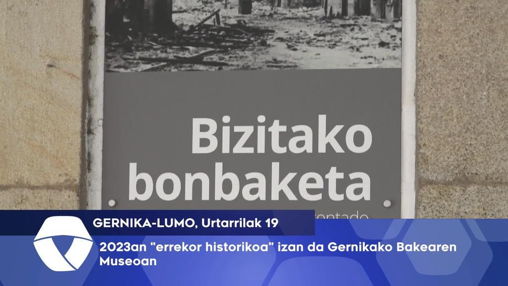 2023an errekor historikoa izan da Gernikako Bakearen Museoan