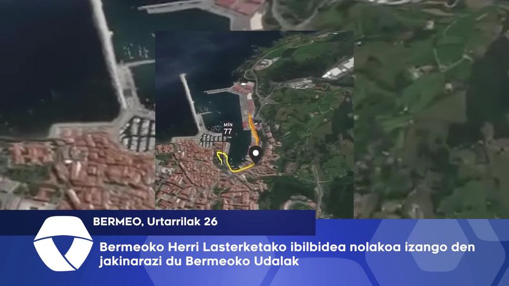Bermeoko Herri Lasterketako ibilbidea nolakoa izango den jakinarazi du
