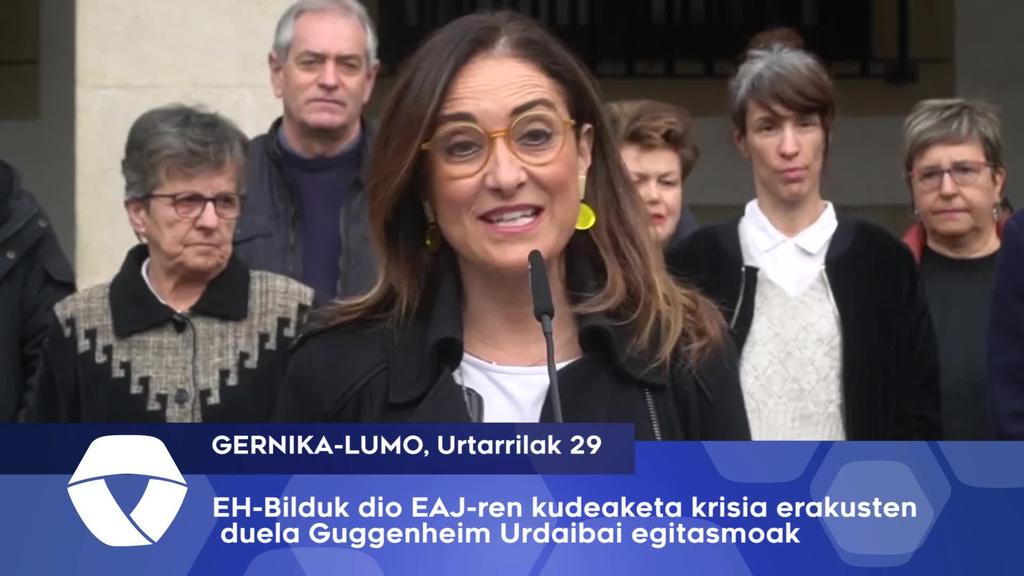EH-Bilduk dio Guggenheim Urdaibairen egitasmoak EAJ-ren kudeaketa krisia erakusten duela