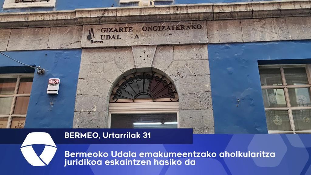Bermeoko Udala emakumeentzako aholkularitza juridikoa eskaintzen hasiko da