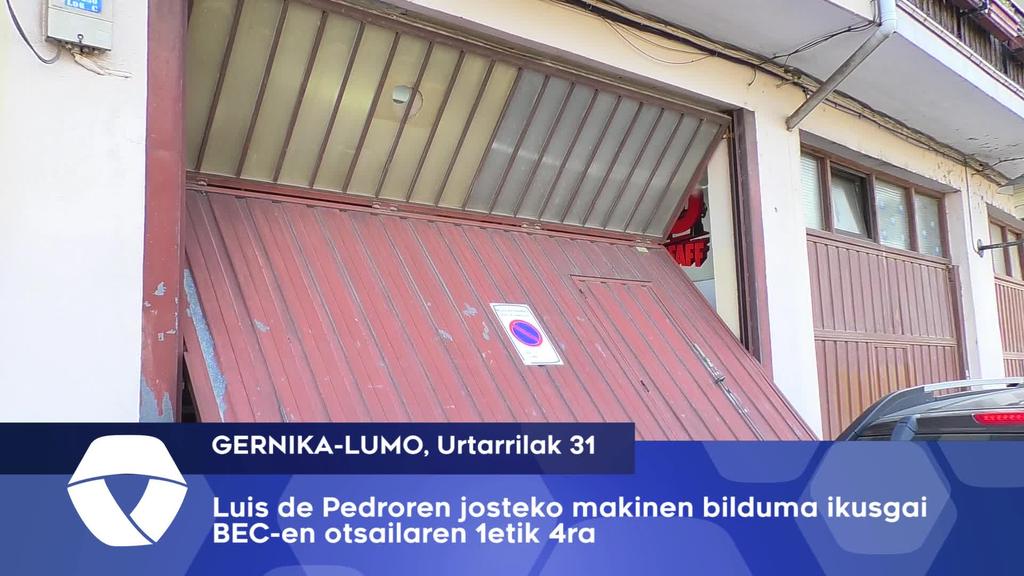 Luis de Pedro-ren josteko makinen bilduma BEC-en iksugai otsailaren 1etik 4ra