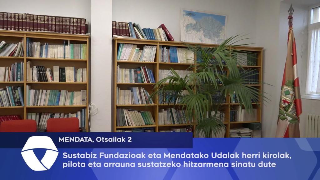 Sustabiz Fundazioak eta Mendatako Udalak herri kirolak, pilota eta arrauna sustatzeko hitzarmena sinatu dute