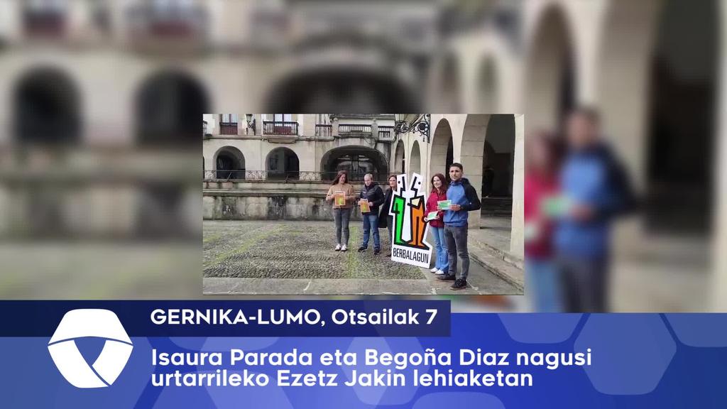 Isaura Parada nagusi urtarrileko Ezetz Jakin lehiaketan
