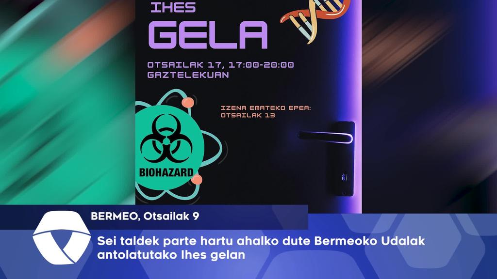 Sei taldek parte hartu ahalko dute Bermeoko Udalak antolatutako ihes gelan