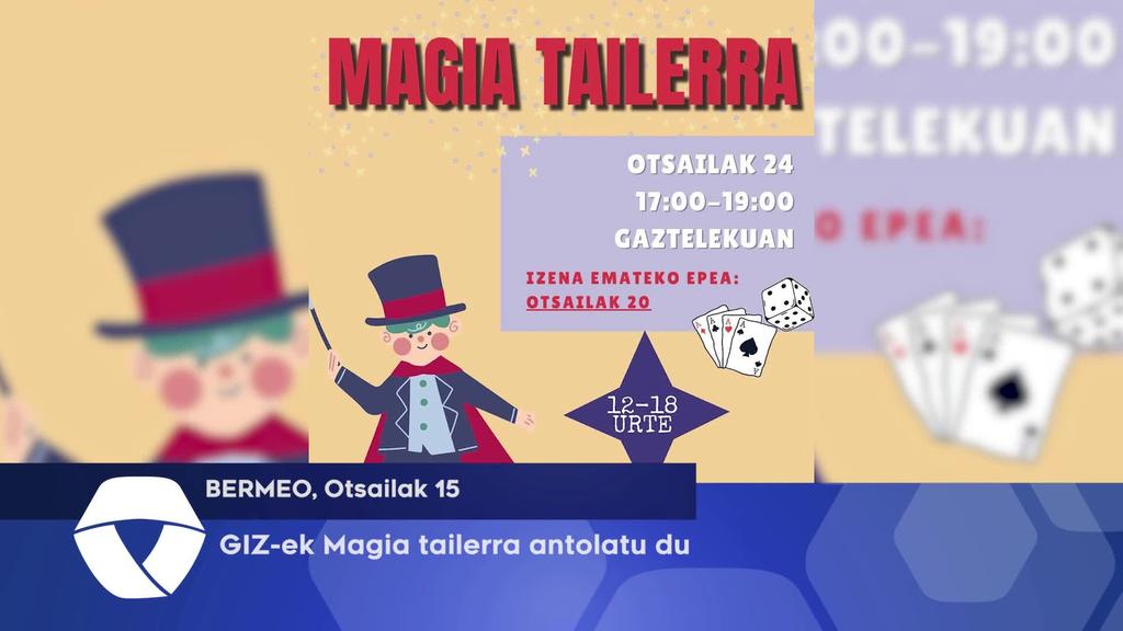 GIZ-ek Magia tailerra antolatu du