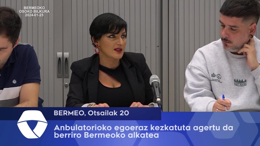 Bermeoko alkatea kezkatuta berriro ere anbulatorioko egoera dela eta