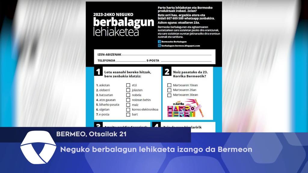 Neguko berbalagun lehikaeta izango da, Bermeon