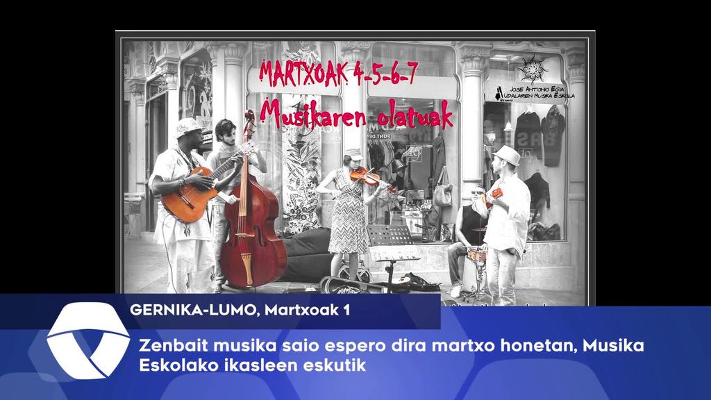 Zenbait musika saio espero dira martxo honetan, Musika Eskolaren eskutik