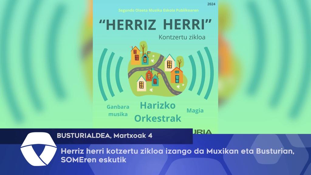 Herriz herri kotzertu zikloa izango da Muxikan eta Busturian, SOMEren eskutik