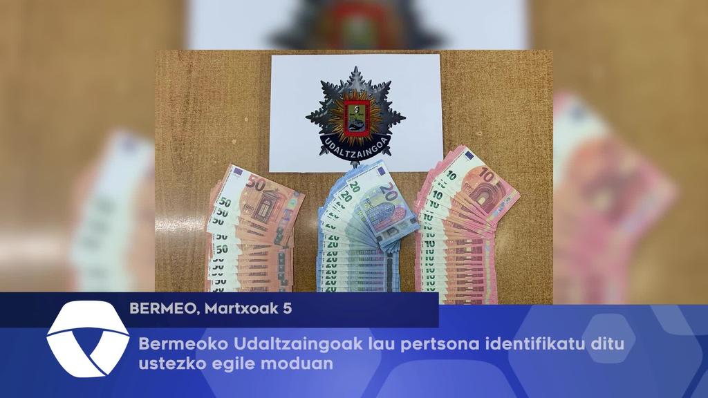 Bermeoko Udaltzaingoak lau pertsona identifikatu ditu