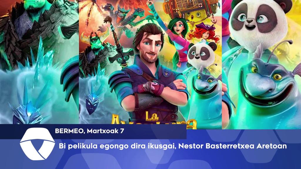 Bi pelikula egongo dira ikusgai, Nestor Basterretxea Aretoan