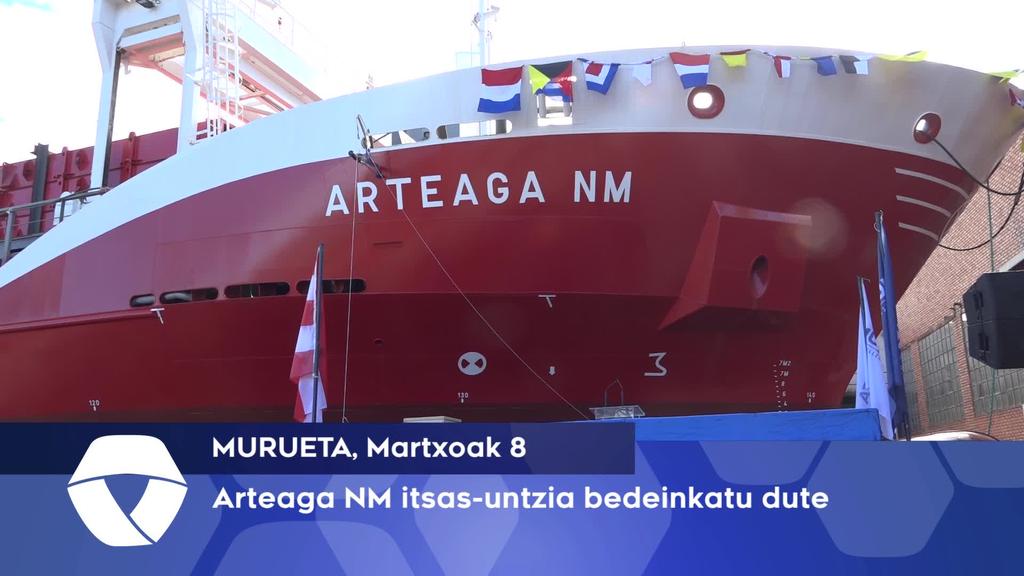 Arteaga NM itsas-untzia bedeinkatu dute