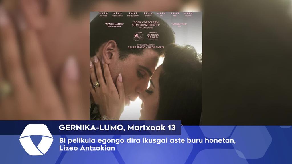 Bi pelikula egongo dira ikusgai aste buru honetan, Lizeo Antzokian