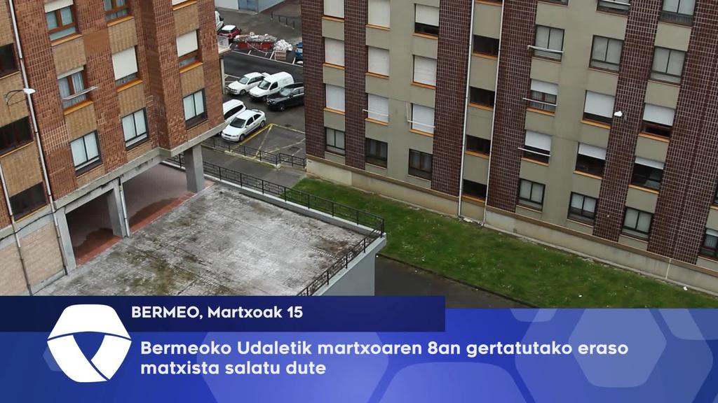 Bermeoko Udaletik martxoaren 8an gertatutako eraso matxista salatu dute