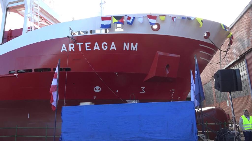 Arteaga NM kargaontzia uretaratzeko ekitaldia