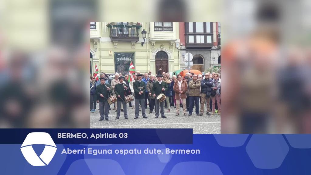 Aberri Eguna ospatu dute, Bermeon