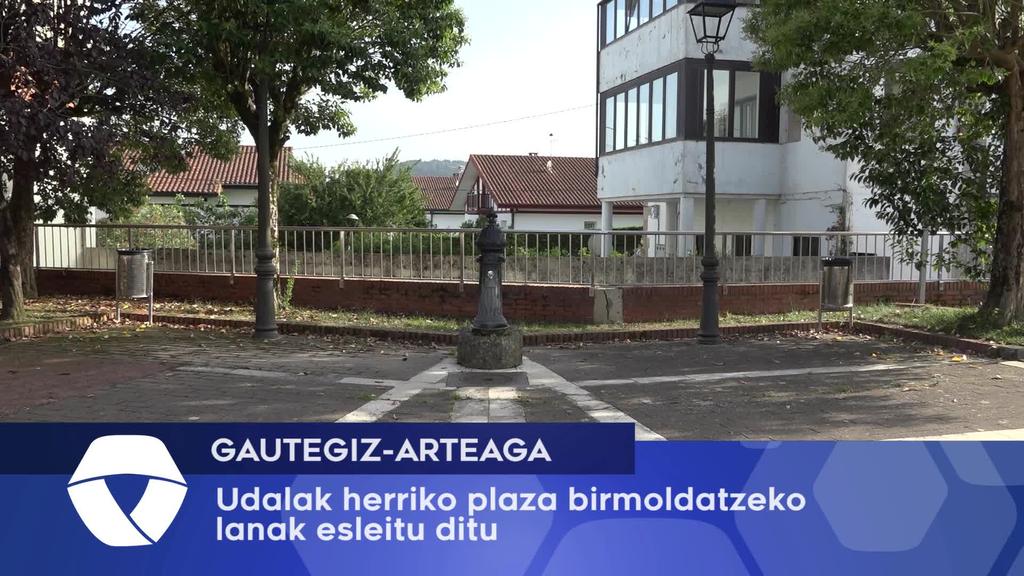 Udalak herriko plaza birmoldatzeko lanak esleitu ditu