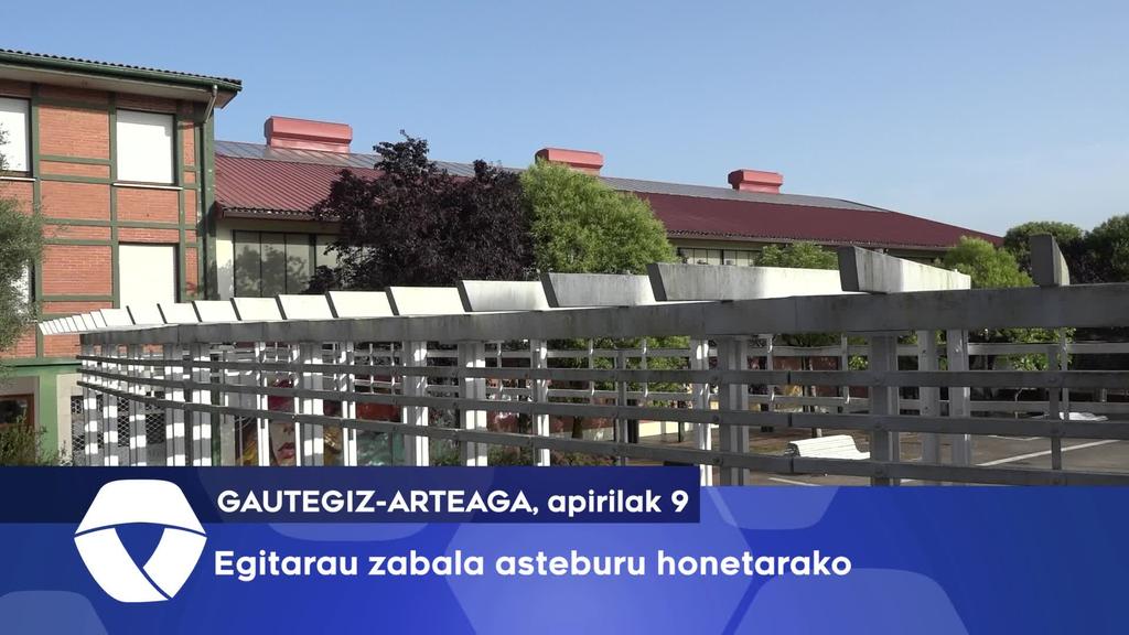 Egitarau zabala asteburu honetarako Gautegiz-Arteagan