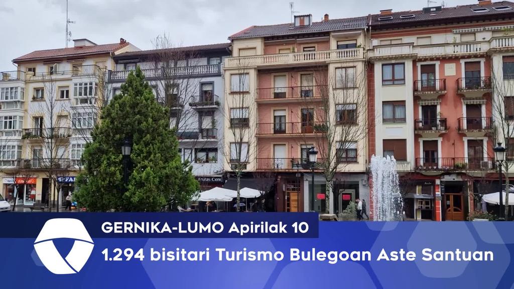 1294 lagun turismo bulegoan Aste Santuan
