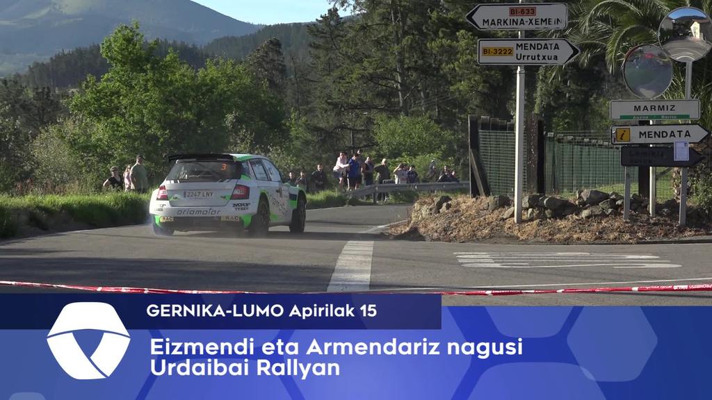 Eizmendi eta Armendariz nagusi Urdaibai Rallyan