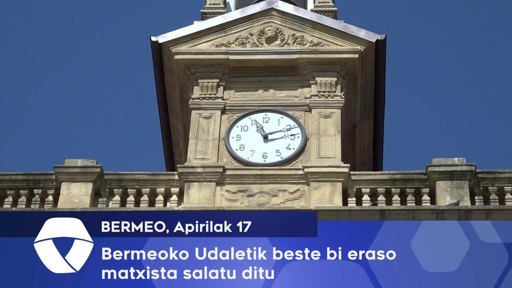 Bermeoko Udaletik beste bi eraso matxista salatu dituzte