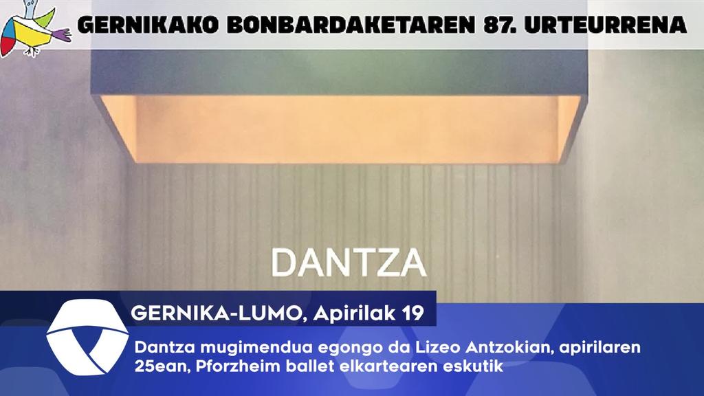 Dantza mugimendua egongo da Lizeo Antzokian, apirilaren 25ean