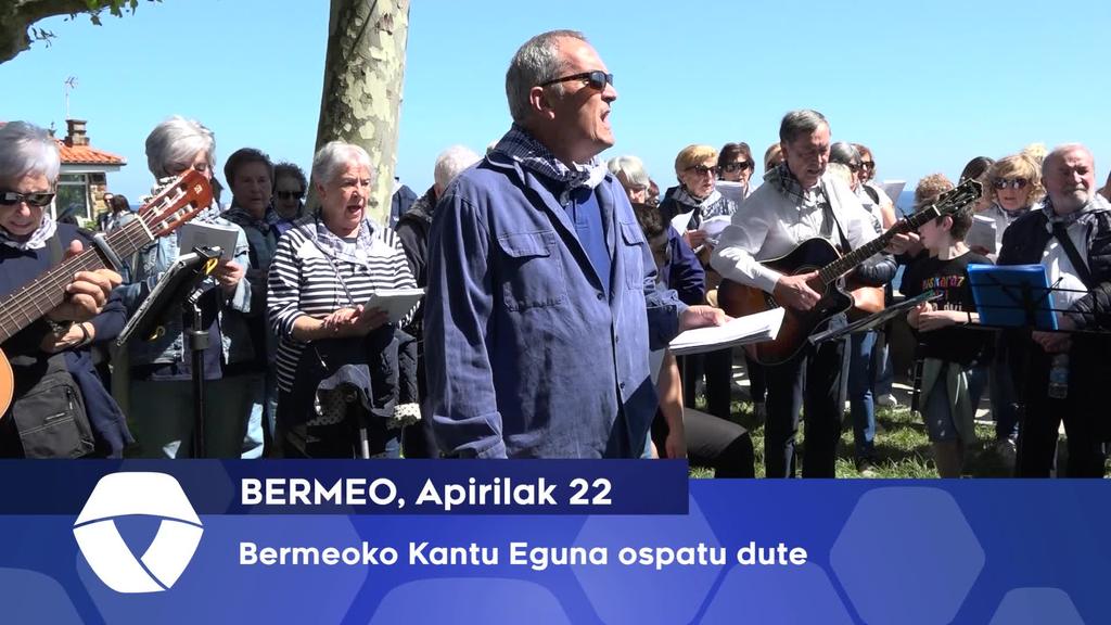 Bermeoko kantu eguna ospatu dute, Nestor Basterretxearen omenez