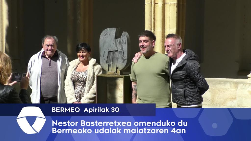 Nestor Basterretxea omenduko du Bermeoko Udalak maiatzaren 4an