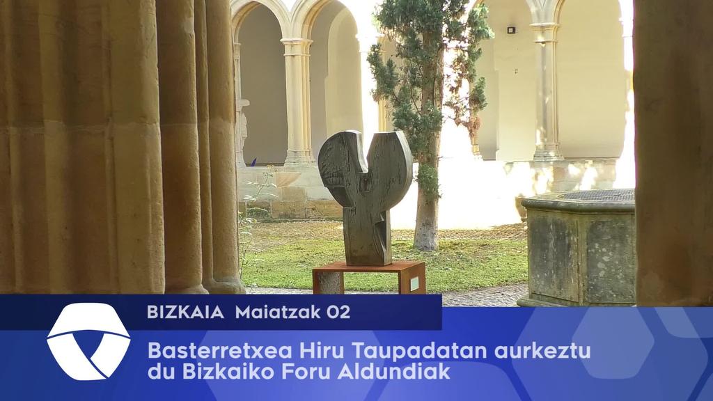 Basterretxea Hiru Taupadatan aurkeztu du Bizkaiko Foru Aldundiak