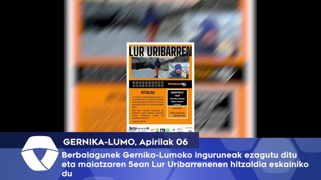 Berbalagunek Gernika-Lumoko inguruneak ezagutu ditu