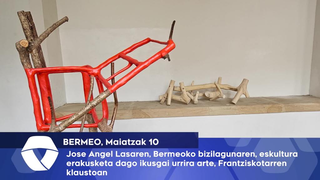 Jose Angel Lasaren, Bermeoko bizilagunaren, eskultura