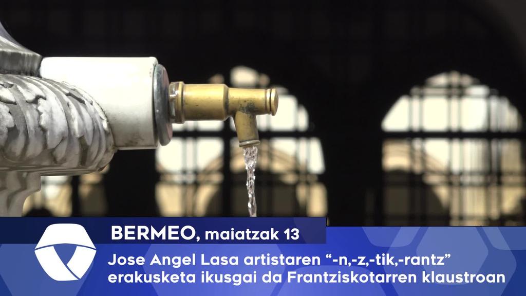 Jose Angel Lasa artistaren -n,-z,-tik,rantz erakusketa ikusgai da Frantziskotarren klaustroan