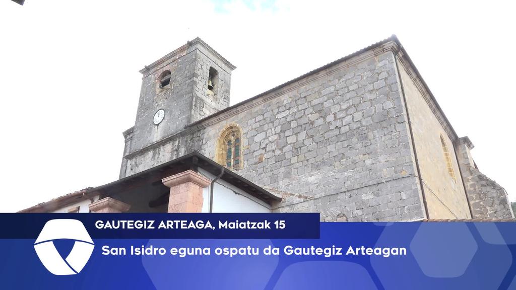 San Isidro eguna ospatu da Gautegiz Arteagan