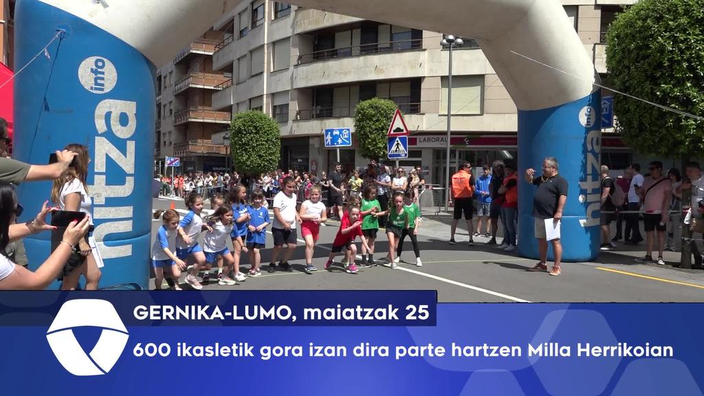 600 ikasletik gora izan dira parte hartzen Milla Herrikoian