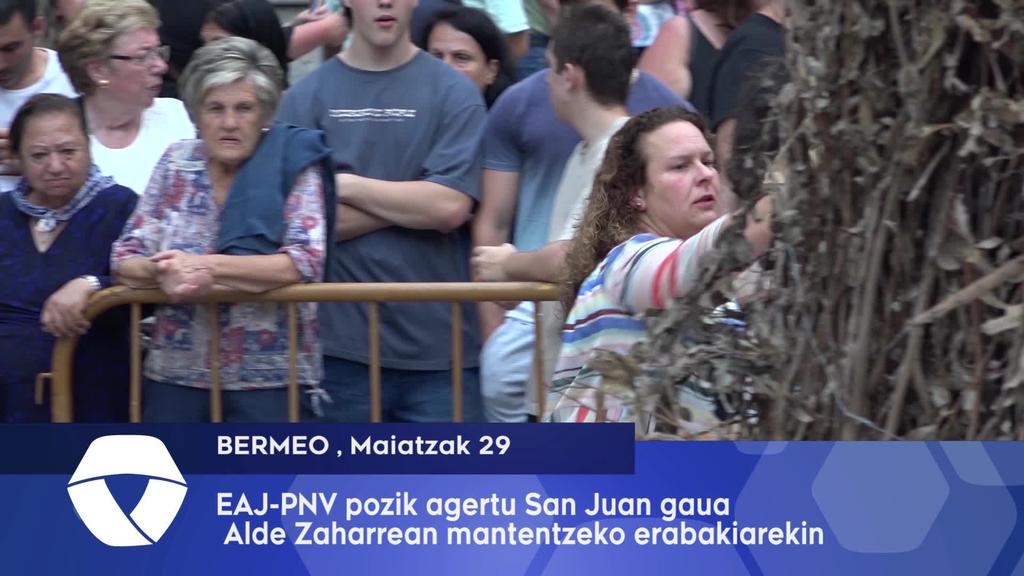 EAJ pozik agertu da San Juan Sua Alde Zaharrean mantentzeko erabakiarekin