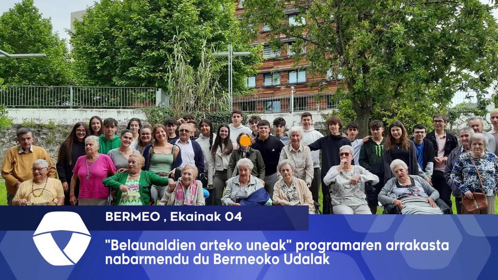 Belaunaldien arteko uneak programaren arrakasta nabarmendu du Bermeoko Udalak