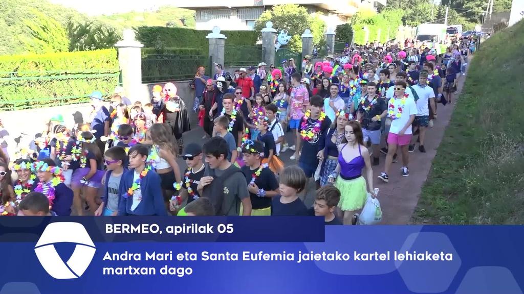 Andra Mari eta Santa Eufemia jaietako kartel lehiaketa
