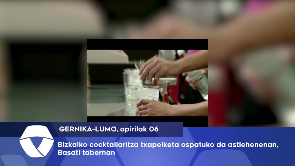 Bizkaiko cocktailaritza txapelketa ospatuko da astelehenean