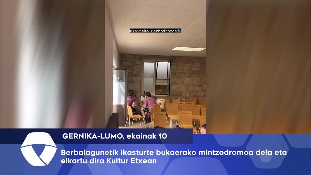 Berbalagunetik ikasturte bukaerako mintzodromoa dela eta elkartu dira