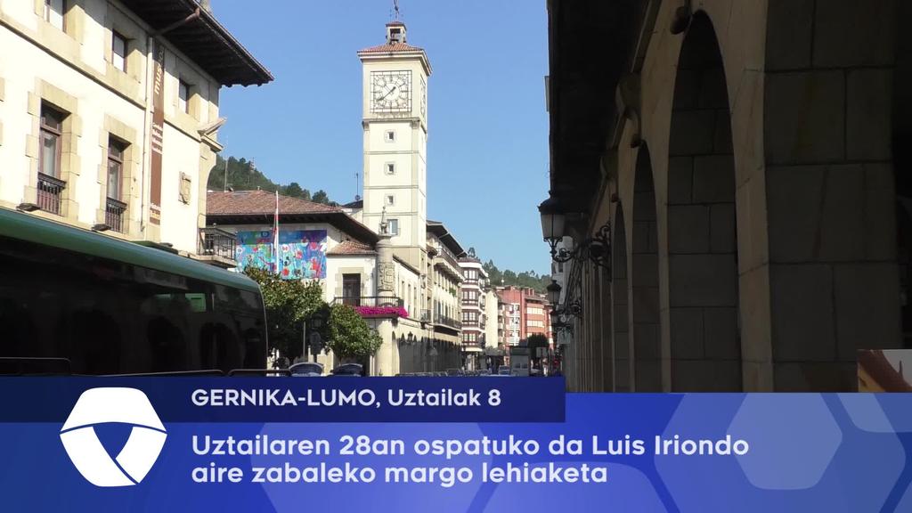 Badator Luis Iriondo aire zabaleko margo lehiaketaren hirugarren edizioa