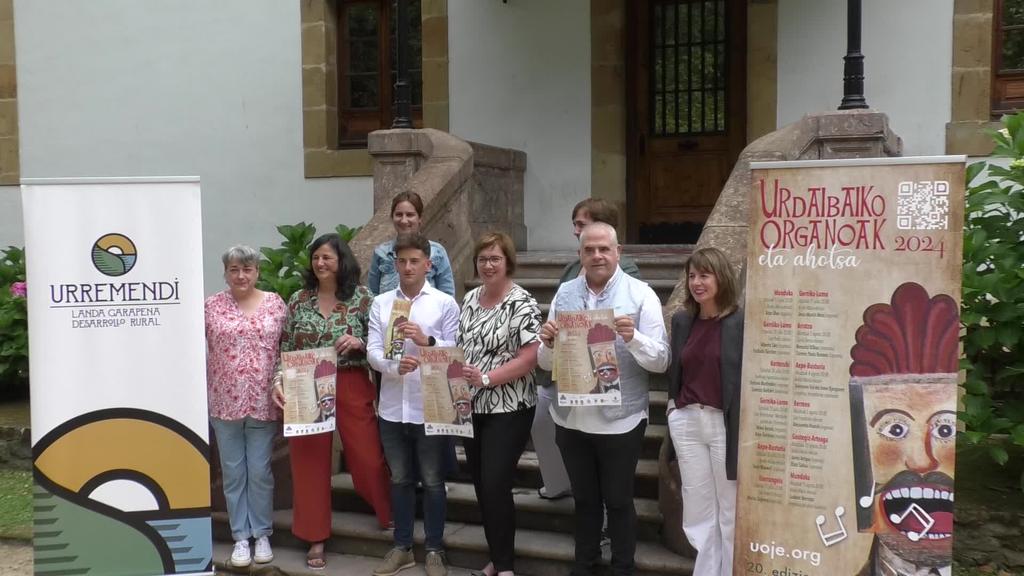 URDAIBAIKO ORGANOAK JOXE MARI EGUILEOR JAIALDIAREN AURKEZPENA